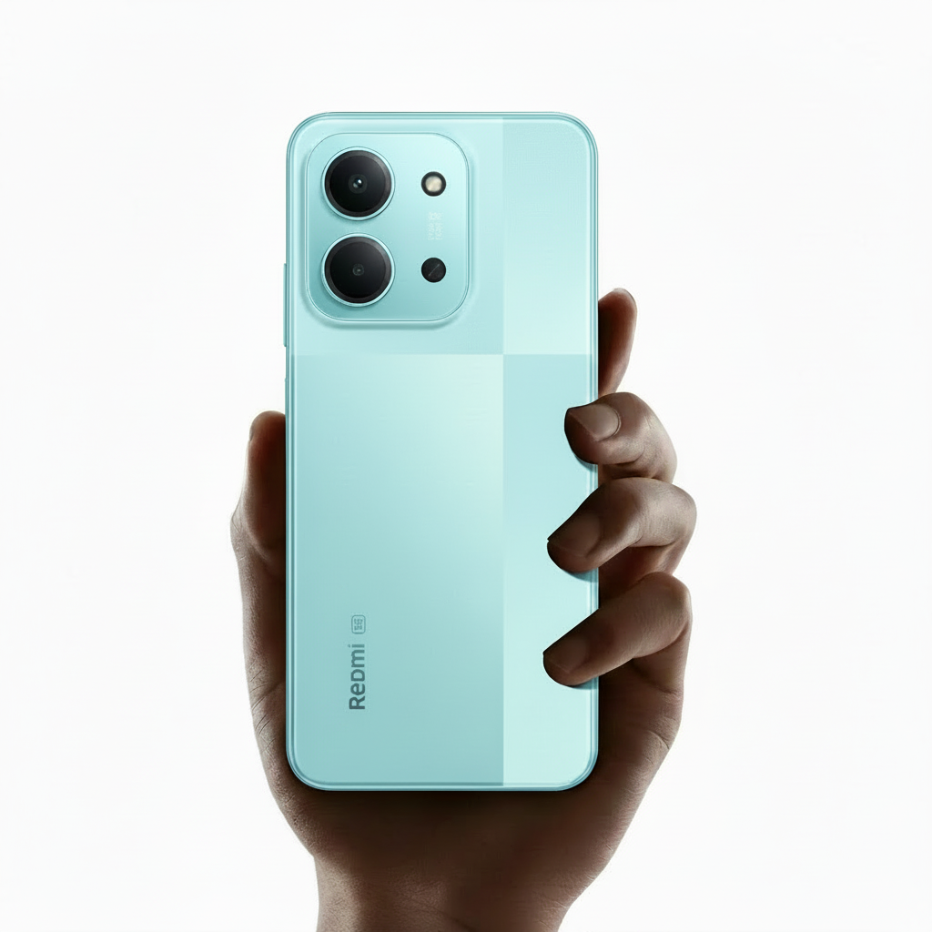 Mint Green - Redmi 15C 5G back straight