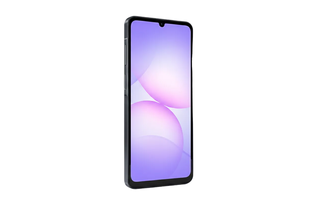Black - Samsung Galaxy A07 4G display view