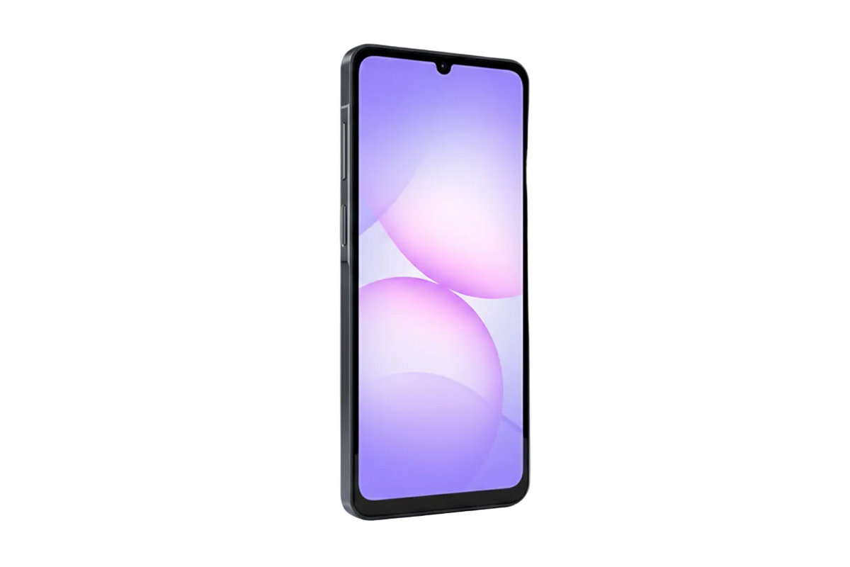 Black - Samsung Galaxy A07 4G display view