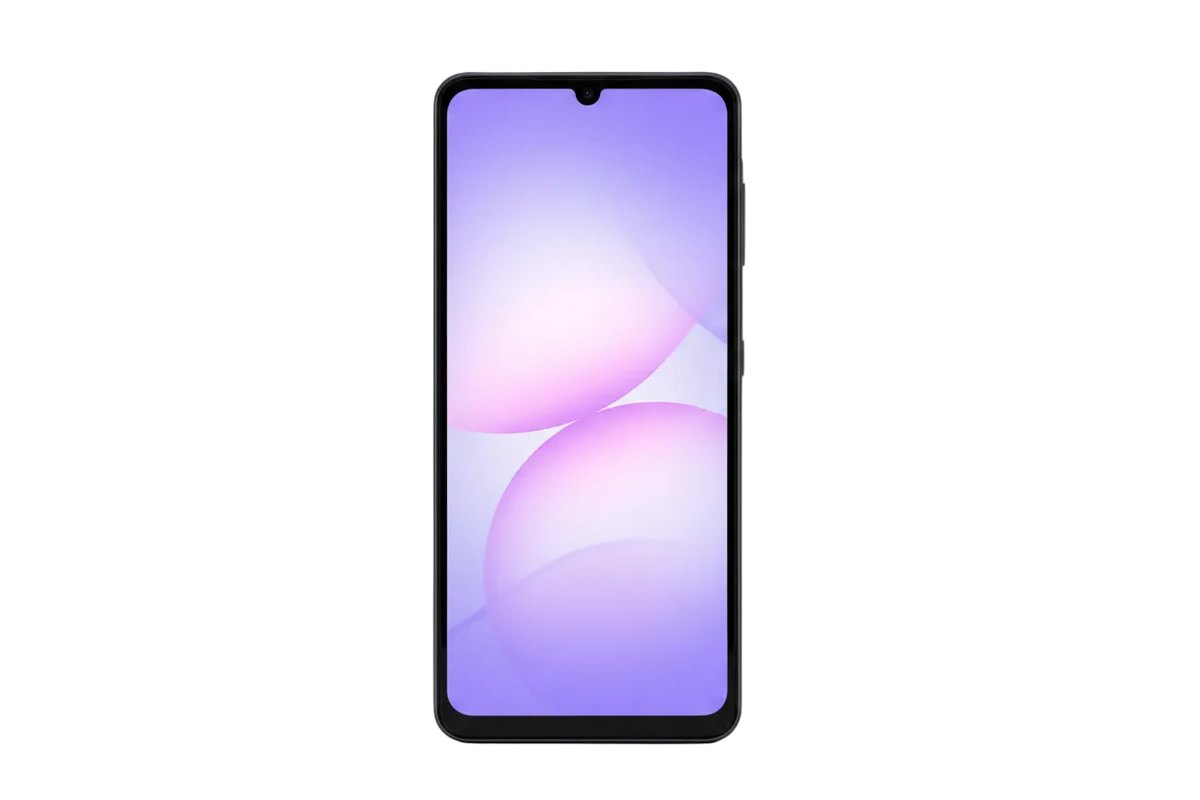 Black - Samsung Galaxy A07 4G front view
