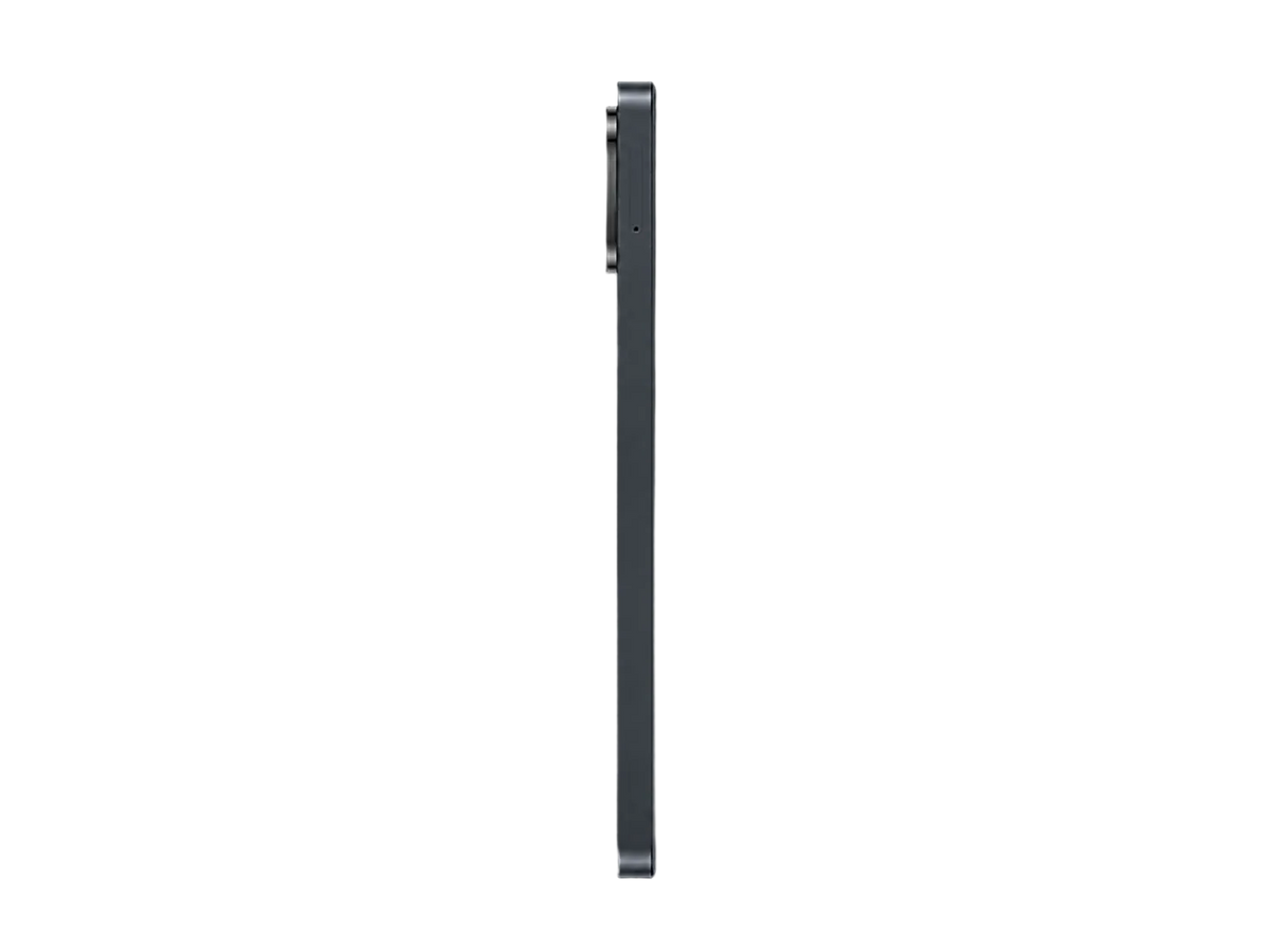 Black - Samsung Galaxy A07 4G slim side view