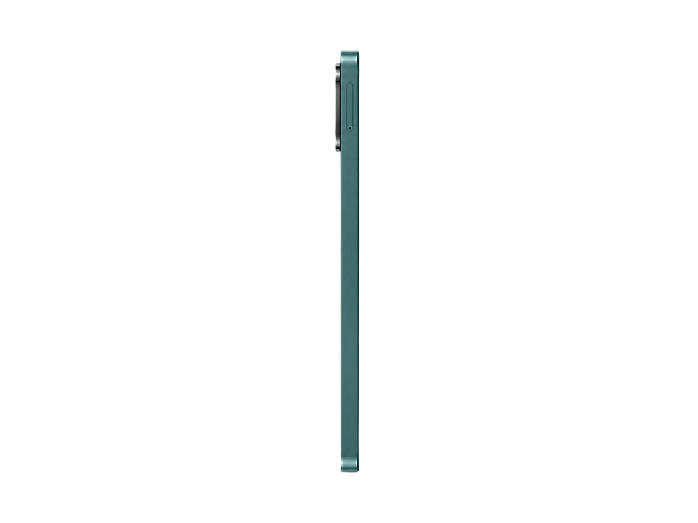 Green - Samsung Galaxy A07 4G slim side view