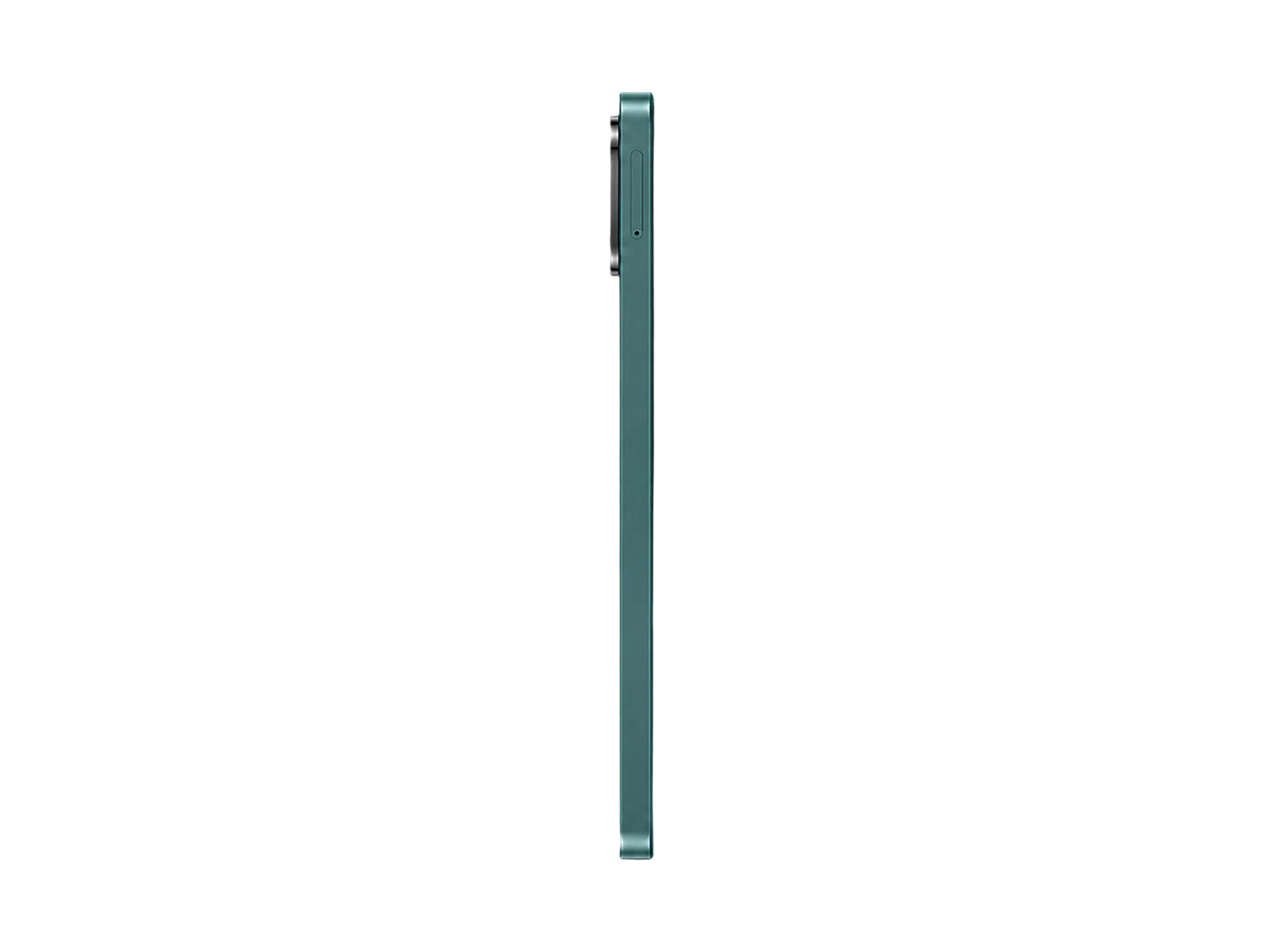 Green - Samsung Galaxy A07 4G slim side view
