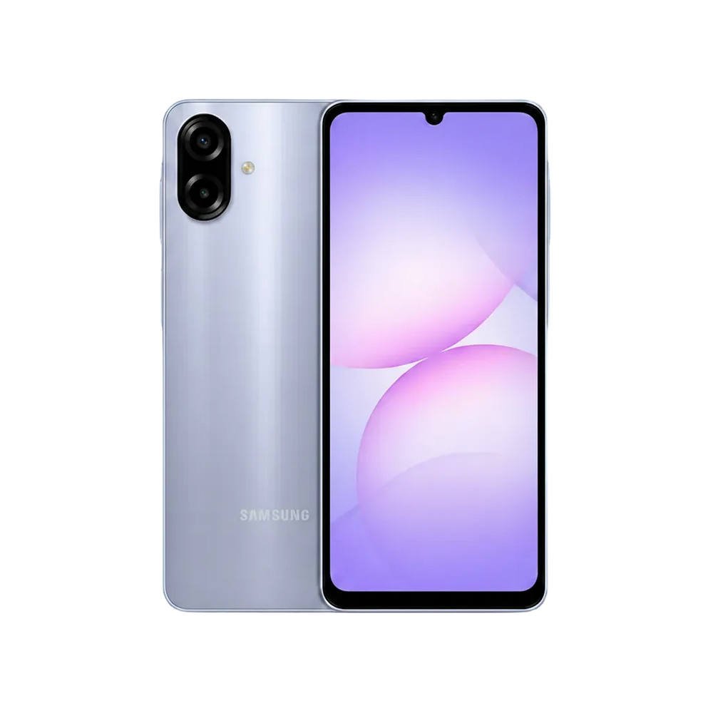 Light Violet - Samsung Galaxy A07 4G front and back