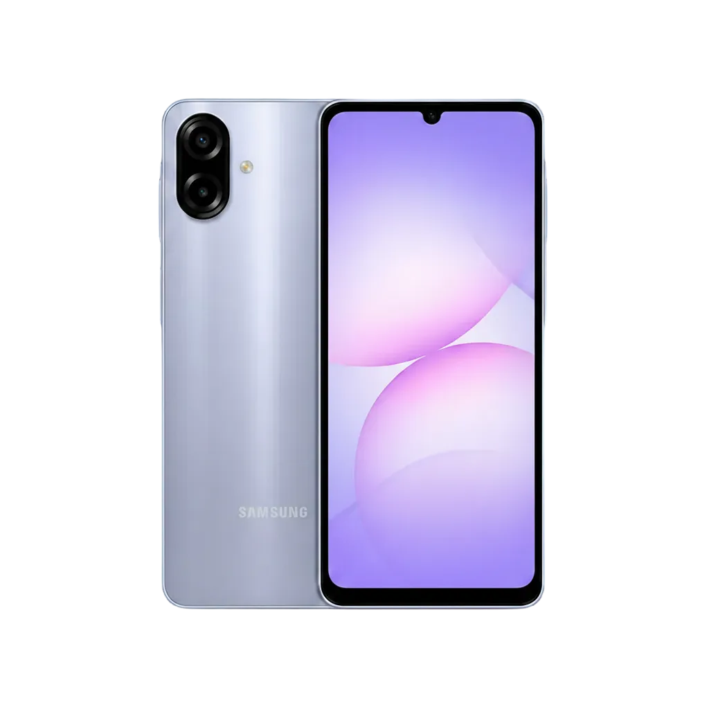 Light Violet - Samsung Galaxy A07 4G front and back