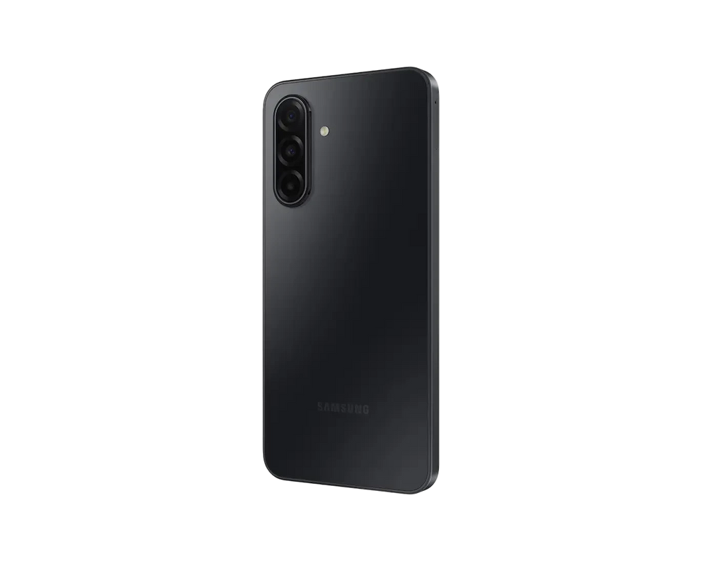 Black - Samsung Galaxy A17 5G back angled view