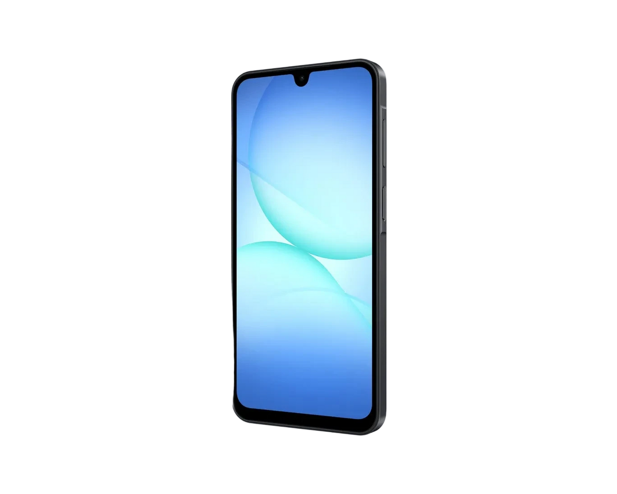 Black - Samsung Galaxy A17 5G front angled view