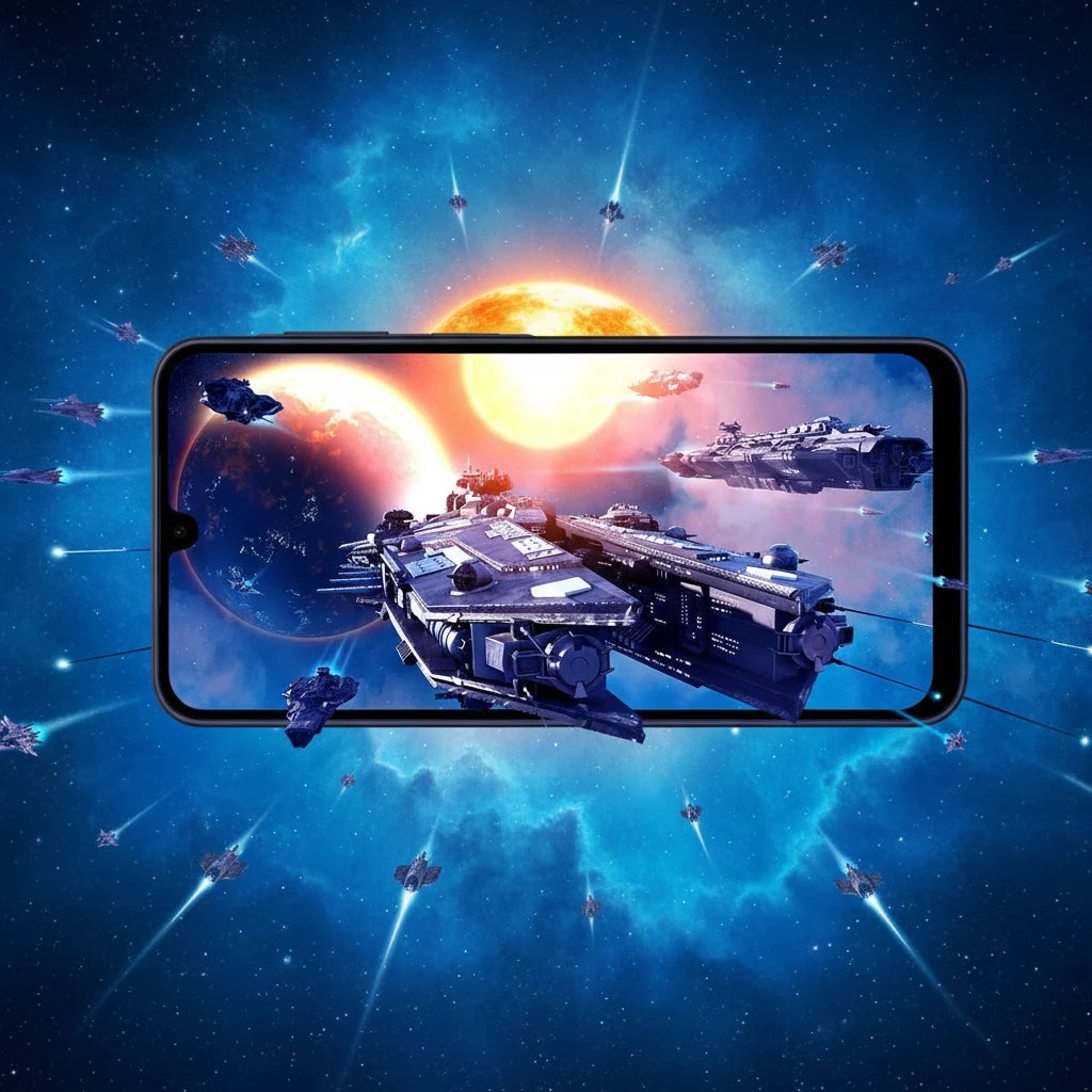 Blog image - Samsung Galaxy A17 5G performance display view