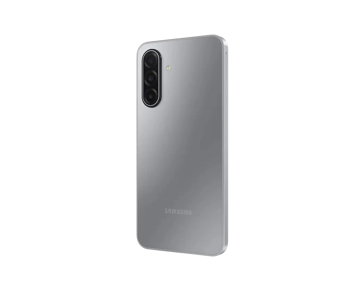Silver - Samsung Galaxy A17 5G back angled view