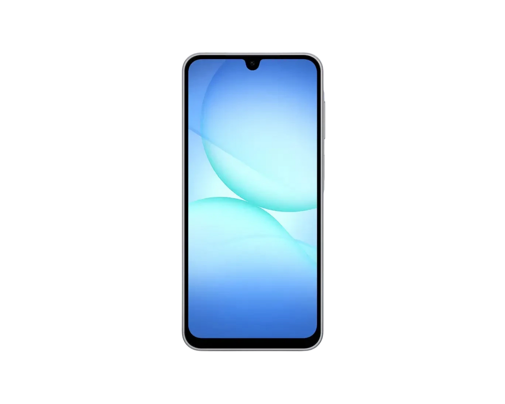 Silver - Samsung Galaxy A17 5G front straight view
