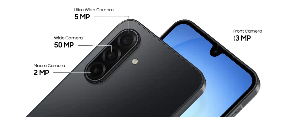Product Gallery - Samsung Galaxy A17 5G triple camera details